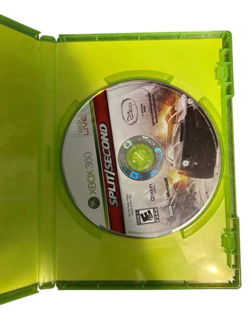 Split/Second Xbox 360 Game Complete With Case no Manual video gaming